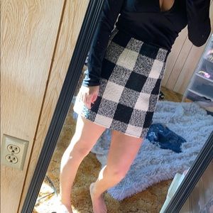 Buffalo Check Mini Skirt